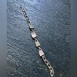 Silver and Abalone Bracelet